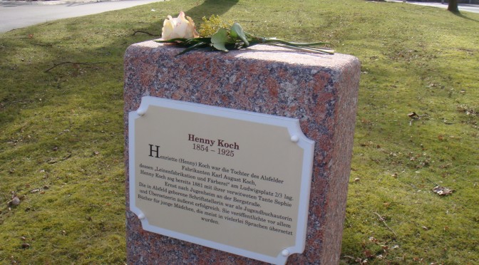 Ein Gedenkstein für Henny Koch